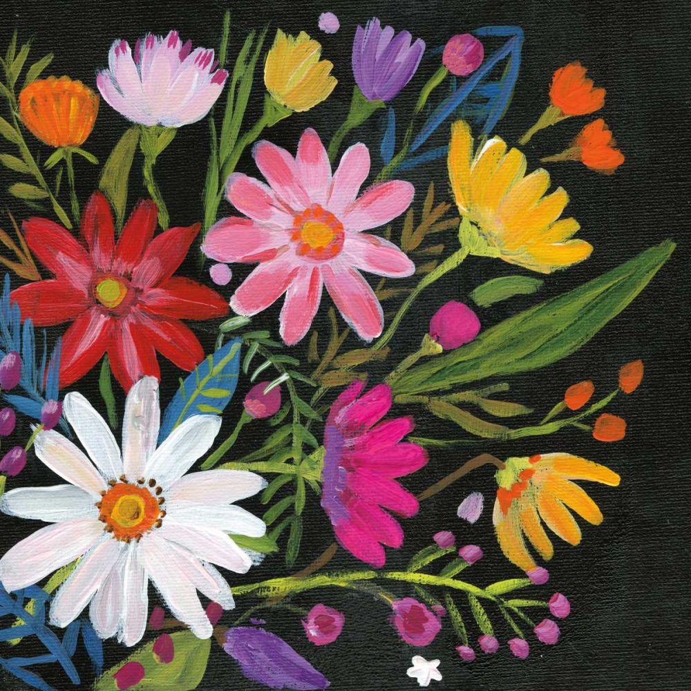 Vintage Floral III Flipped art print by Farida Zaman for $57.95 CAD