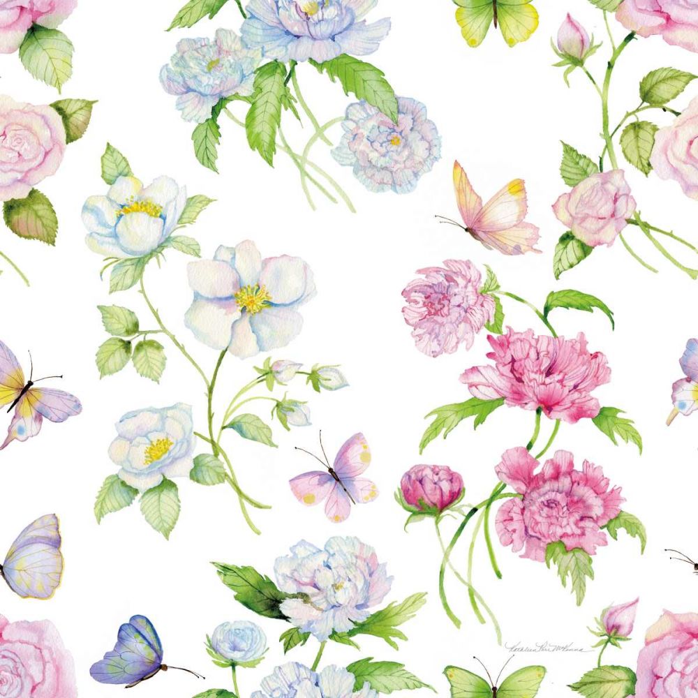 Floral Delight Pattern III art print by Kathleen Parr McKenna for $57.95 CAD