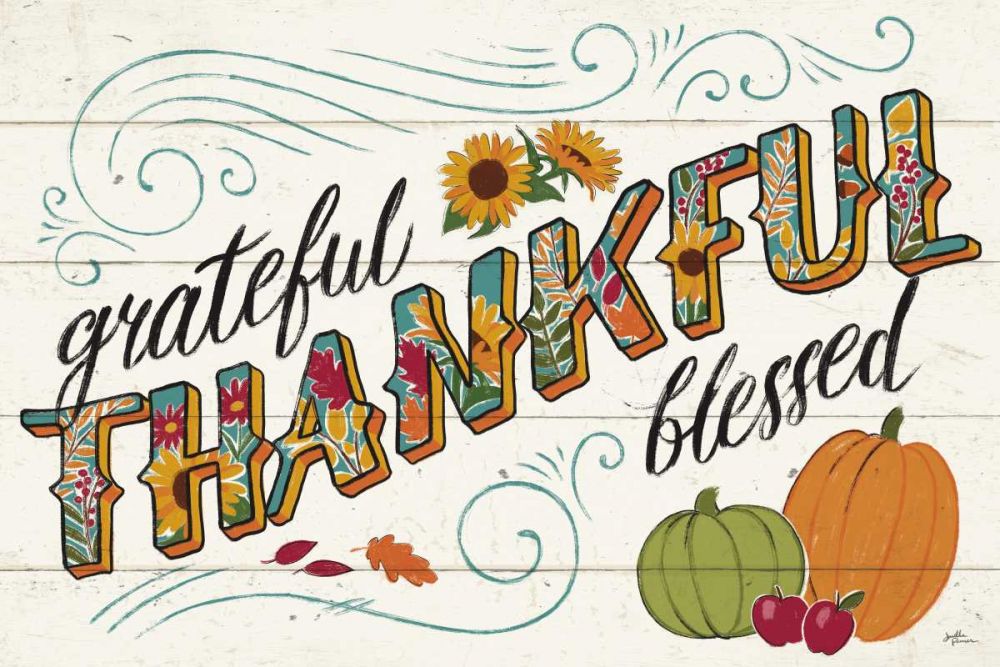 Thankful I White art print by Janelle Penner for $57.95 CAD