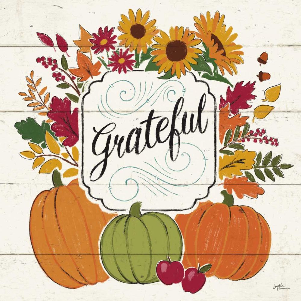 Thankful II White art print by Janelle Penner for $57.95 CAD
