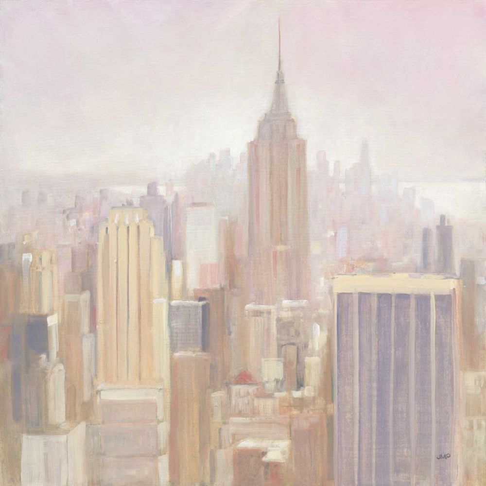 Manhattan in the Mist art print by Julia Purinton for $57.95 CAD