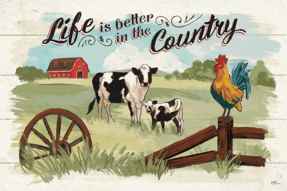Farm Life I art print by Janelle Penner for $57.95 CAD