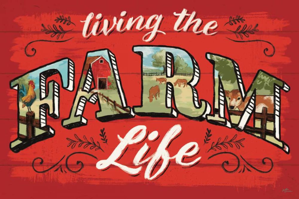 Farm Life V art print by Janelle Penner for $57.95 CAD