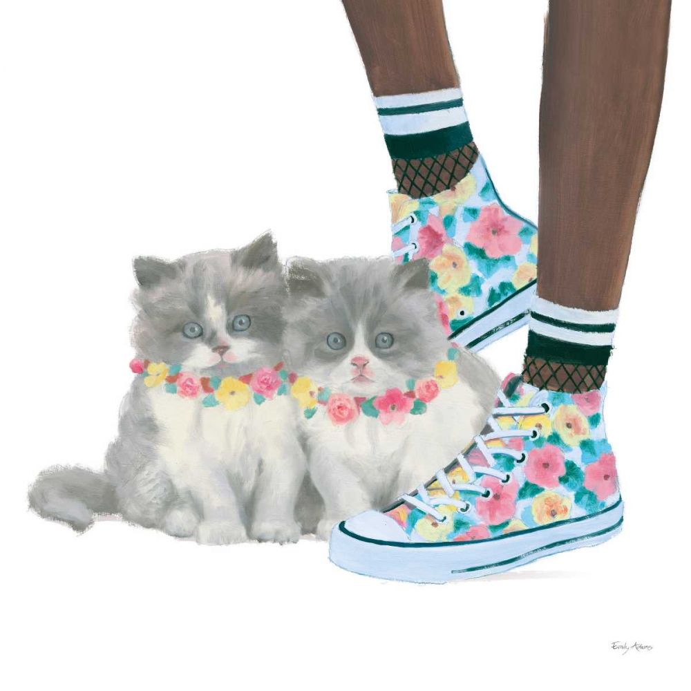 Cutie Kitties VII art print by Emily Adams for $57.95 CAD