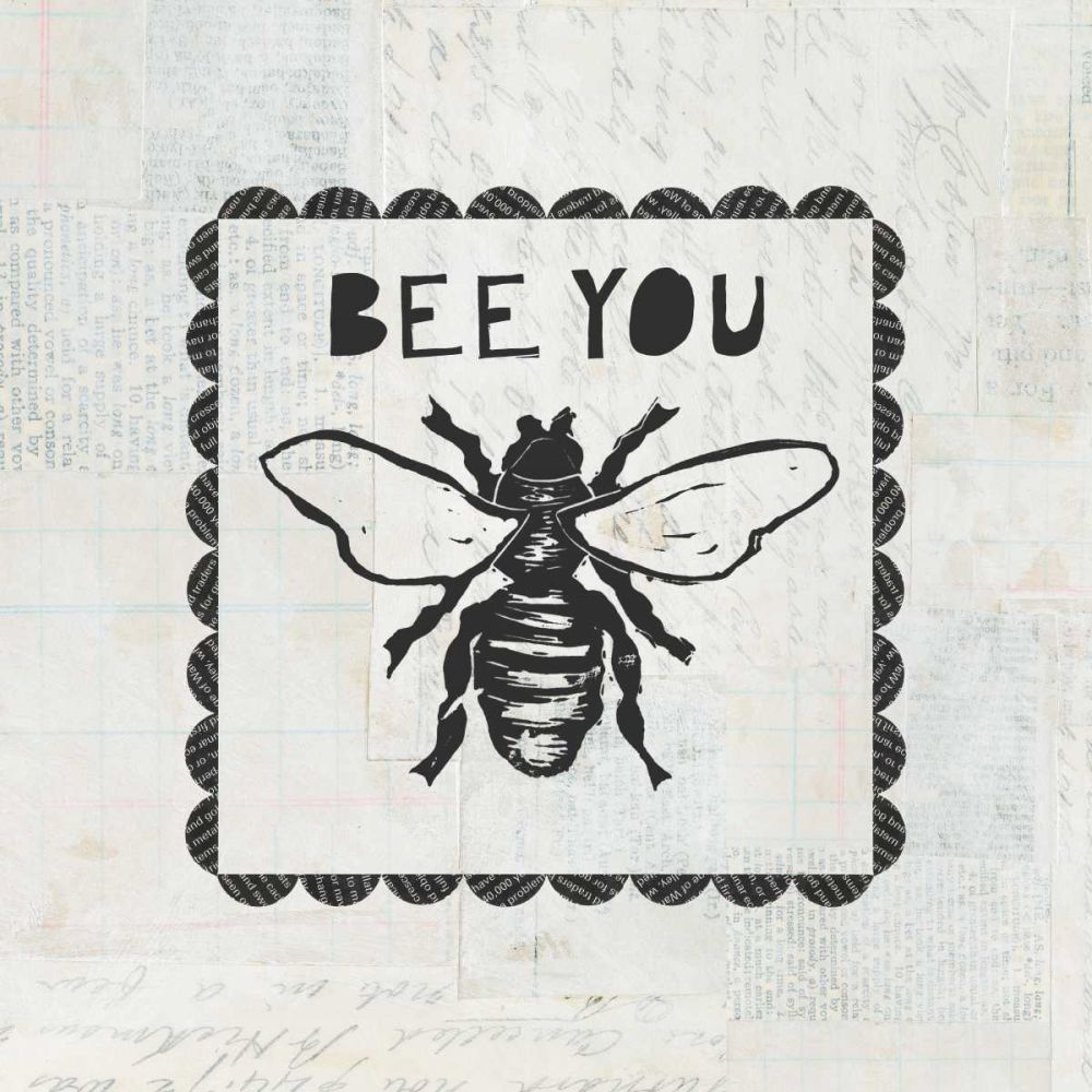 Bee Stamp Bee You art print by Courtney Prahl for $57.95 CAD
