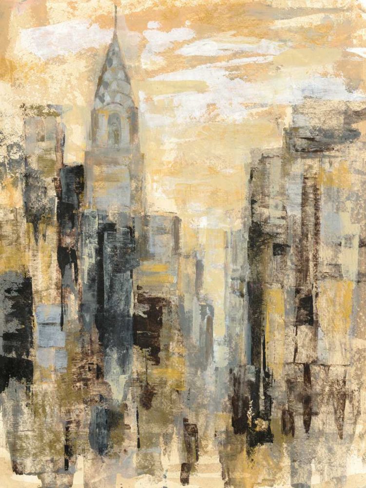 Manhattan Gray and Gold I art print by Silvia Vassileva for $57.95 CAD