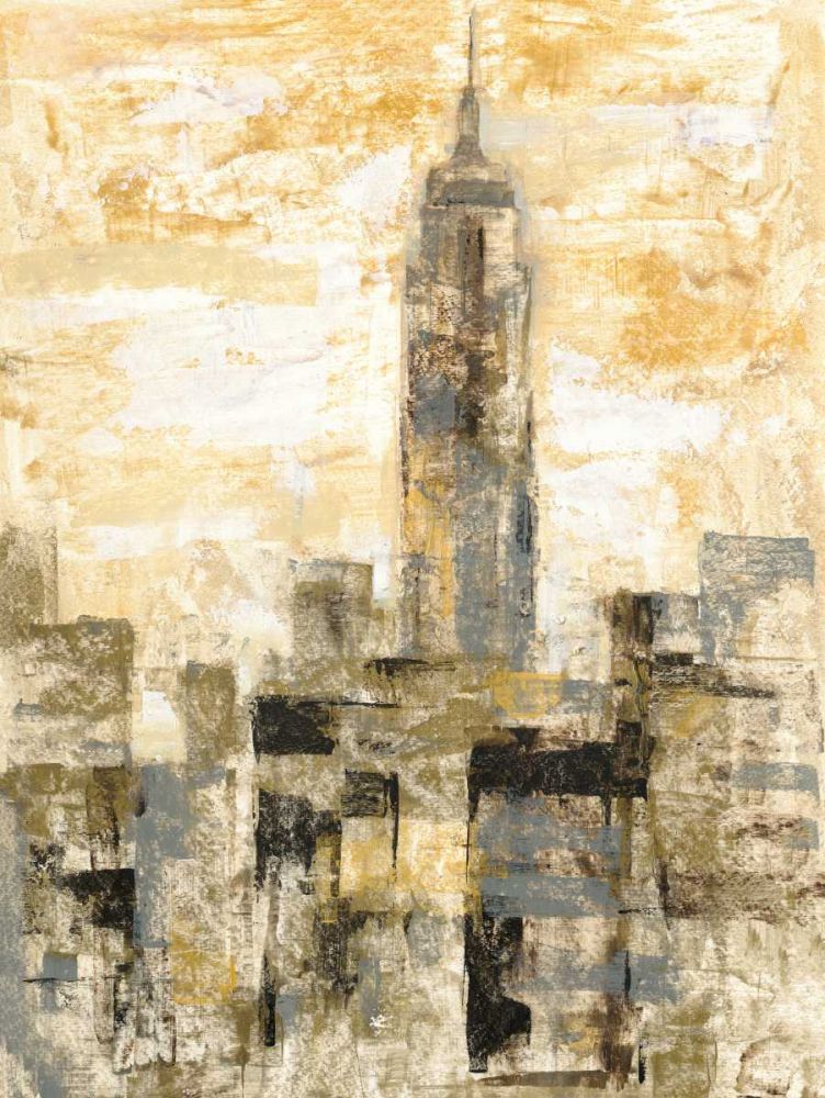 Manhattan Gray and Gold II art print by Silvia Vassileva for $57.95 CAD