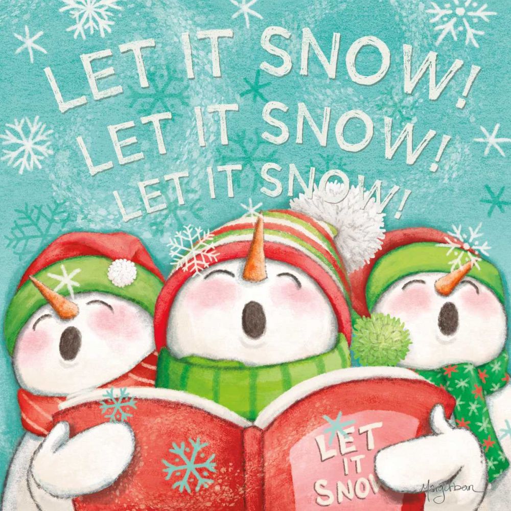 Let it Snow VIII art print by Mary Urban for $57.95 CAD
