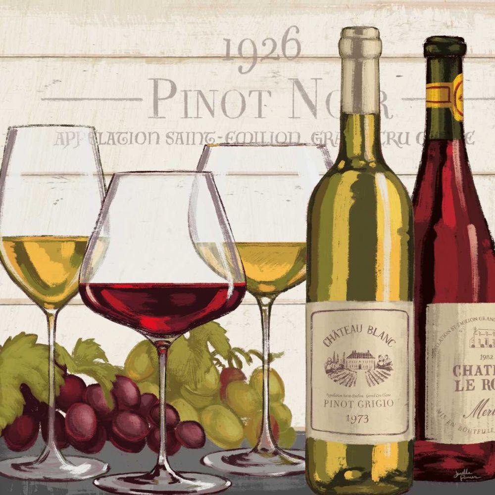 Wine Tasting III art print by Janelle Penner for $57.95 CAD