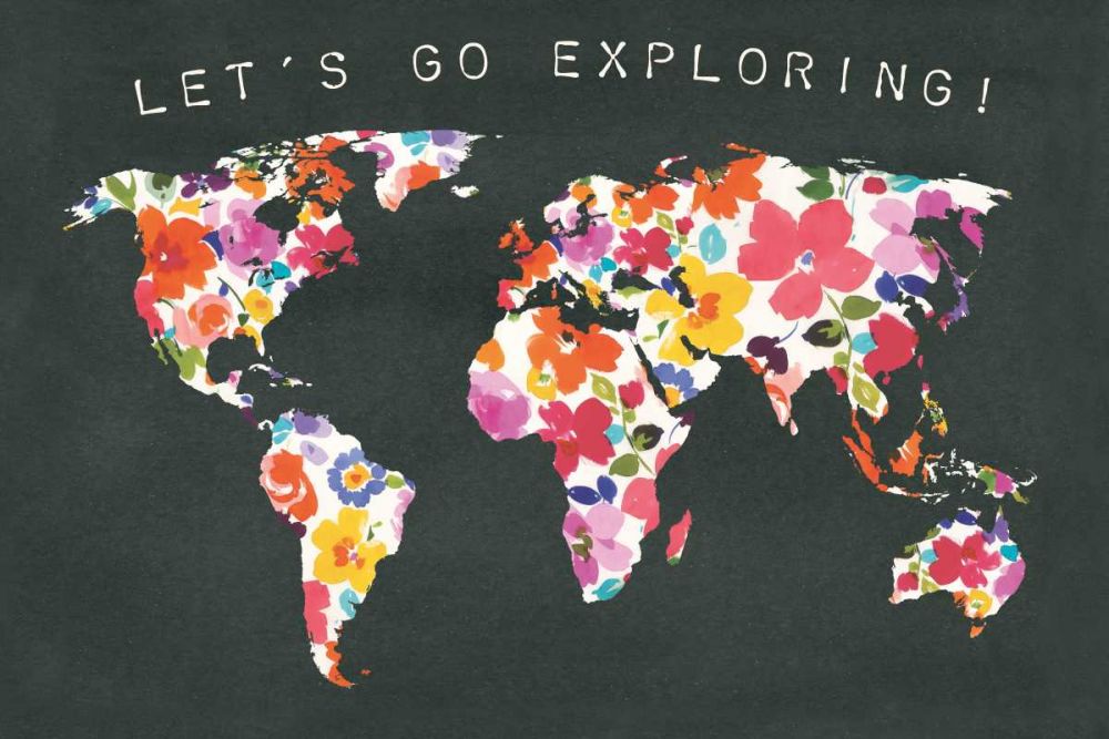 Bright World Black art print by Wild Apple Portfolio for $57.95 CAD