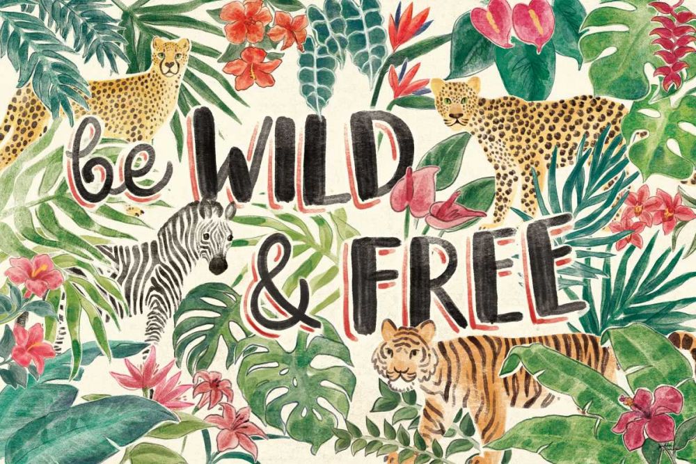 Jungle Vibes I art print by Janelle Penner for $57.95 CAD
