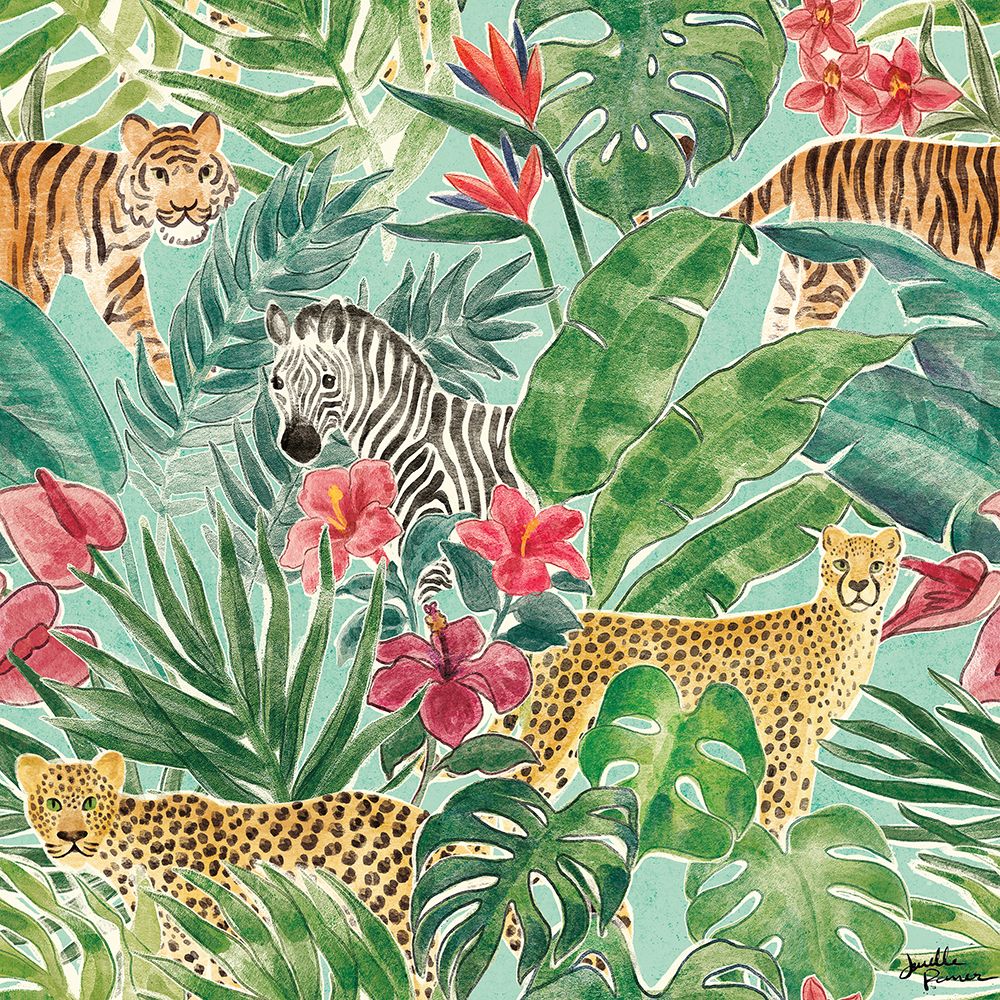 Jungle Vibes Step 01C art print by Janelle Penner for $57.95 CAD