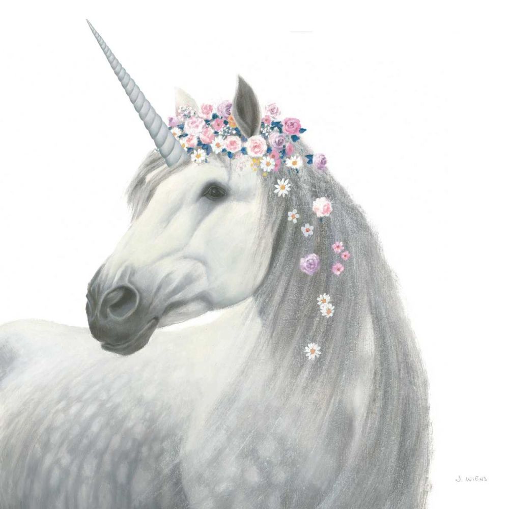 Spirit Unicorn II Sq Enchanted art print by James Wiens for $57.95 CAD