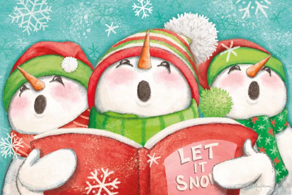 Let it Snow IV Eyes Open art print by Mary Urban for $57.95 CAD