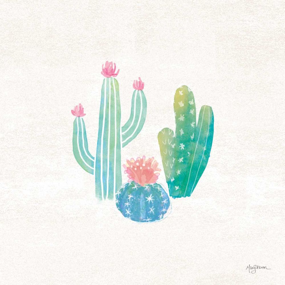 Bohemian Cactus III art print by Mary Urban for $57.95 CAD