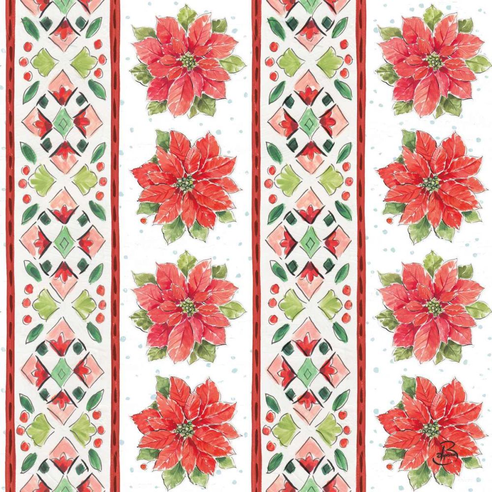Country Poinsettias Step 06A art print by Daphne Brissonnet for $57.95 CAD