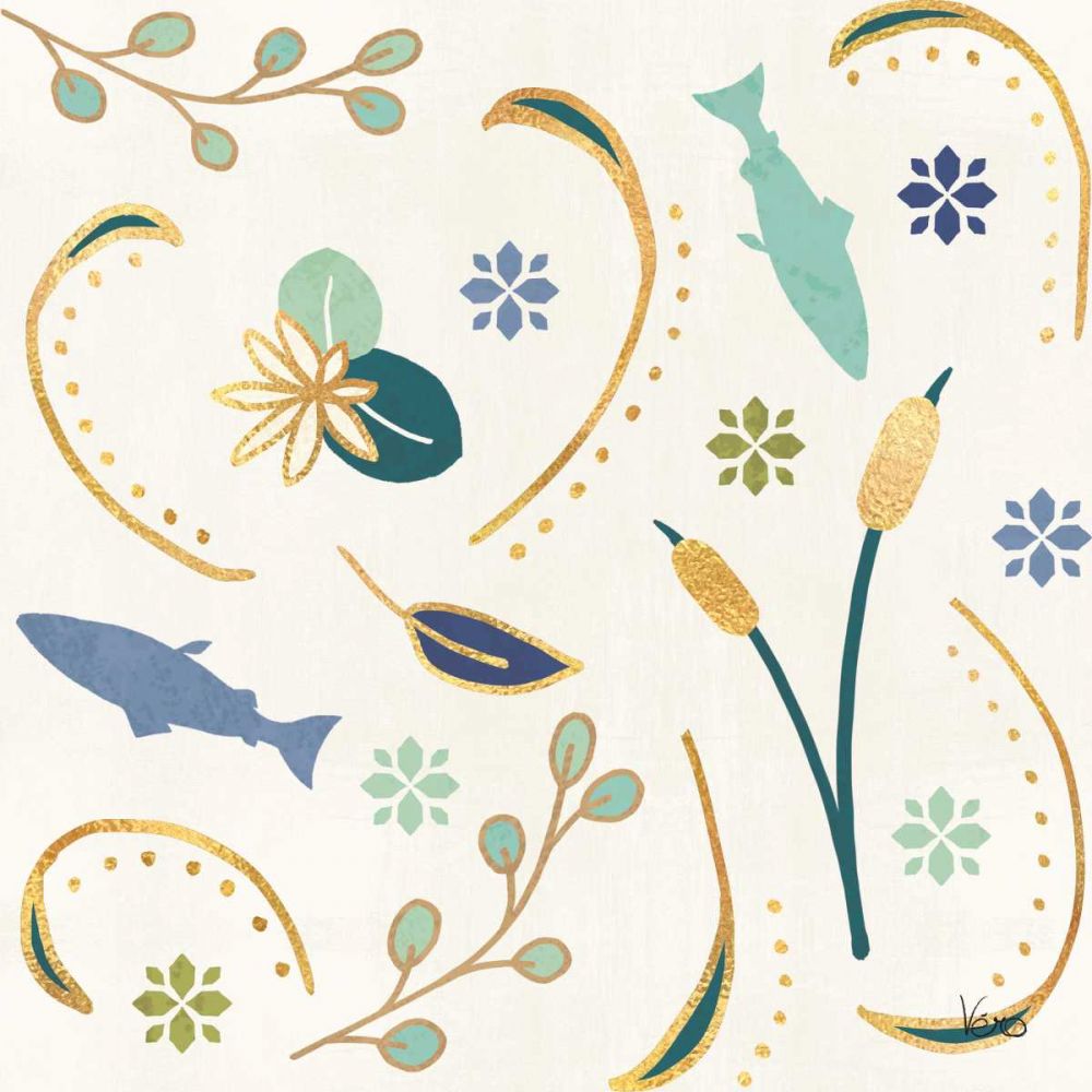 Otomi Lake Step 02A art print by Veronique Charron for $57.95 CAD