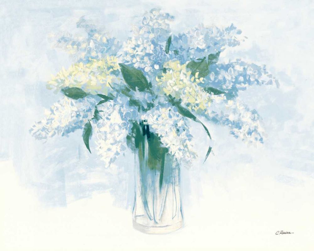 Contemporary Lilac Blue art print by Carol Rowan for $57.95 CAD