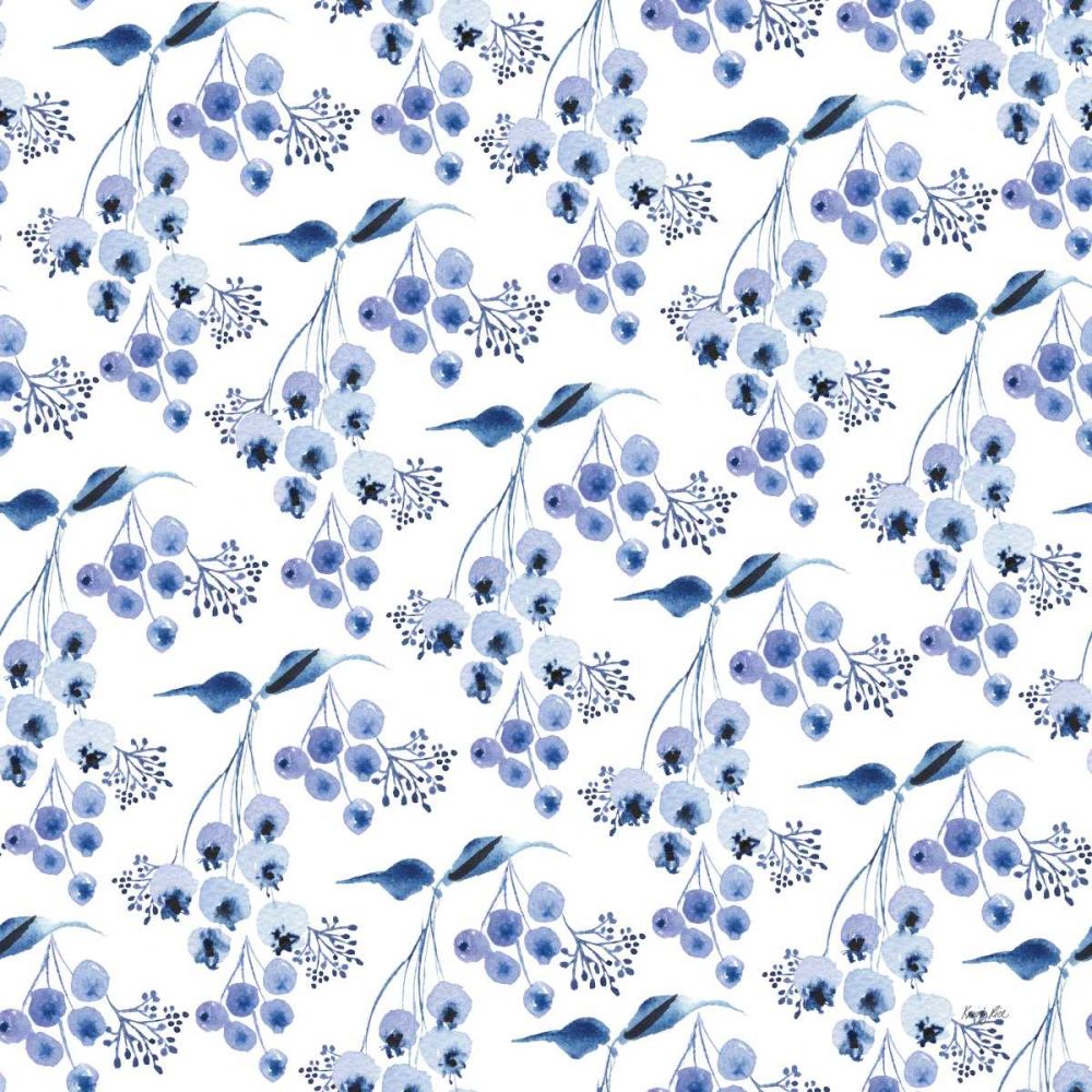 Delft Delight Pattern IV art print by Kristy Rice for $57.95 CAD