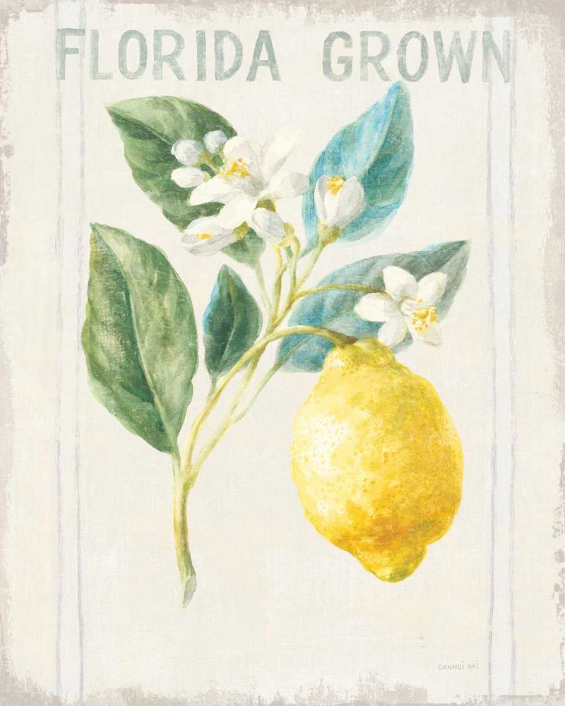 Floursack Lemon I v2 art print by Danhui Nai for $57.95 CAD