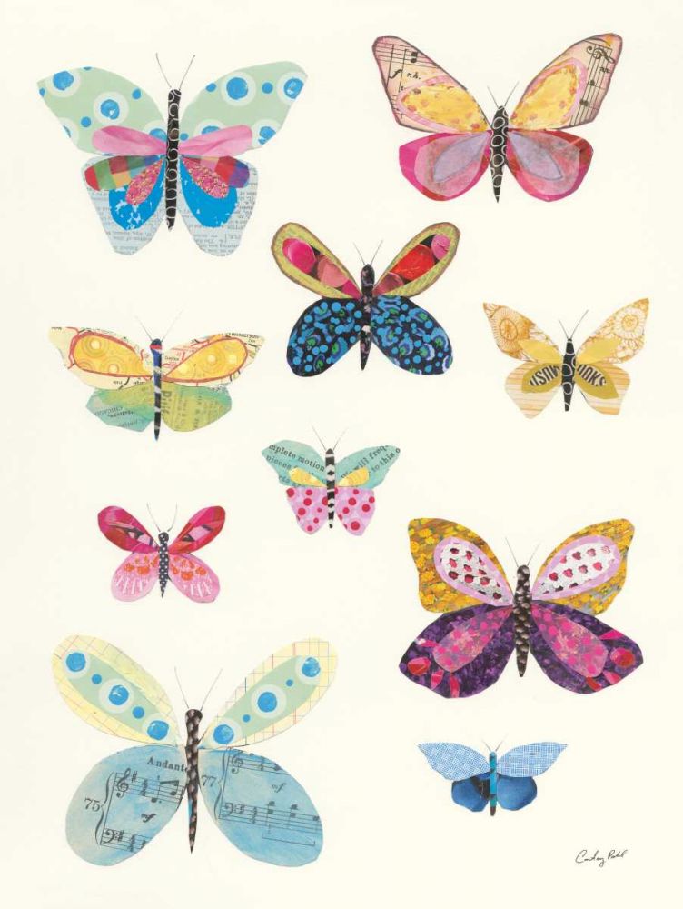 Butterfly Charts I art print by Courtney Prahl for $57.95 CAD