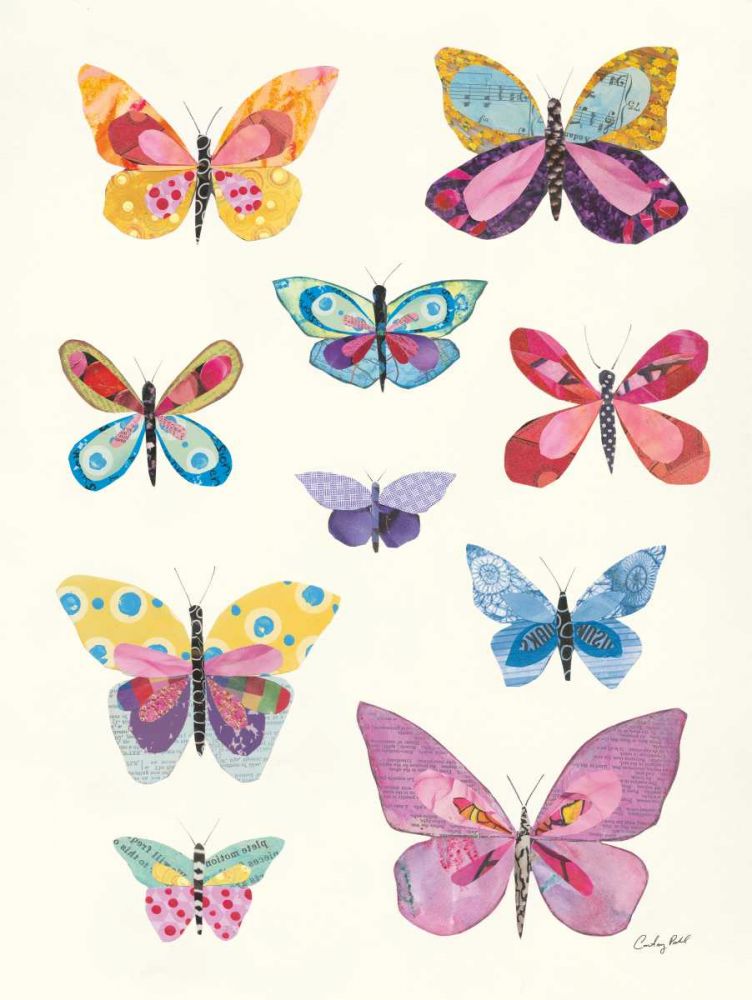 Butterfly Charts II art print by Courtney Prahl for $57.95 CAD