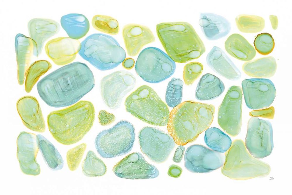 Seaglass Abstract art print by Melissa Averinos for $57.95 CAD