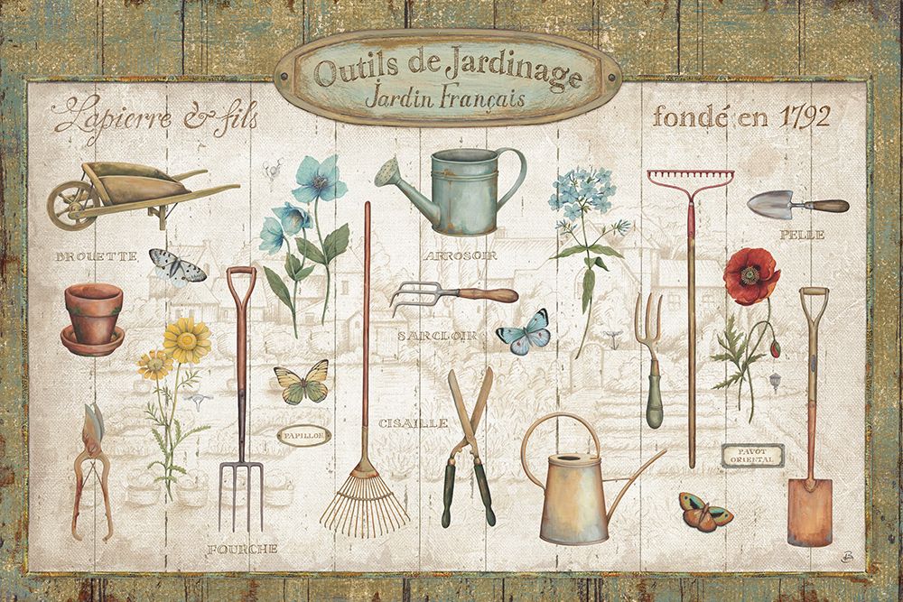 Royal Garden I art print by Daphne Brissonnet for $57.95 CAD