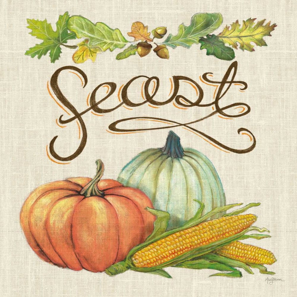 Autumn Harvest II Linen art print by Mary Urban for $57.95 CAD