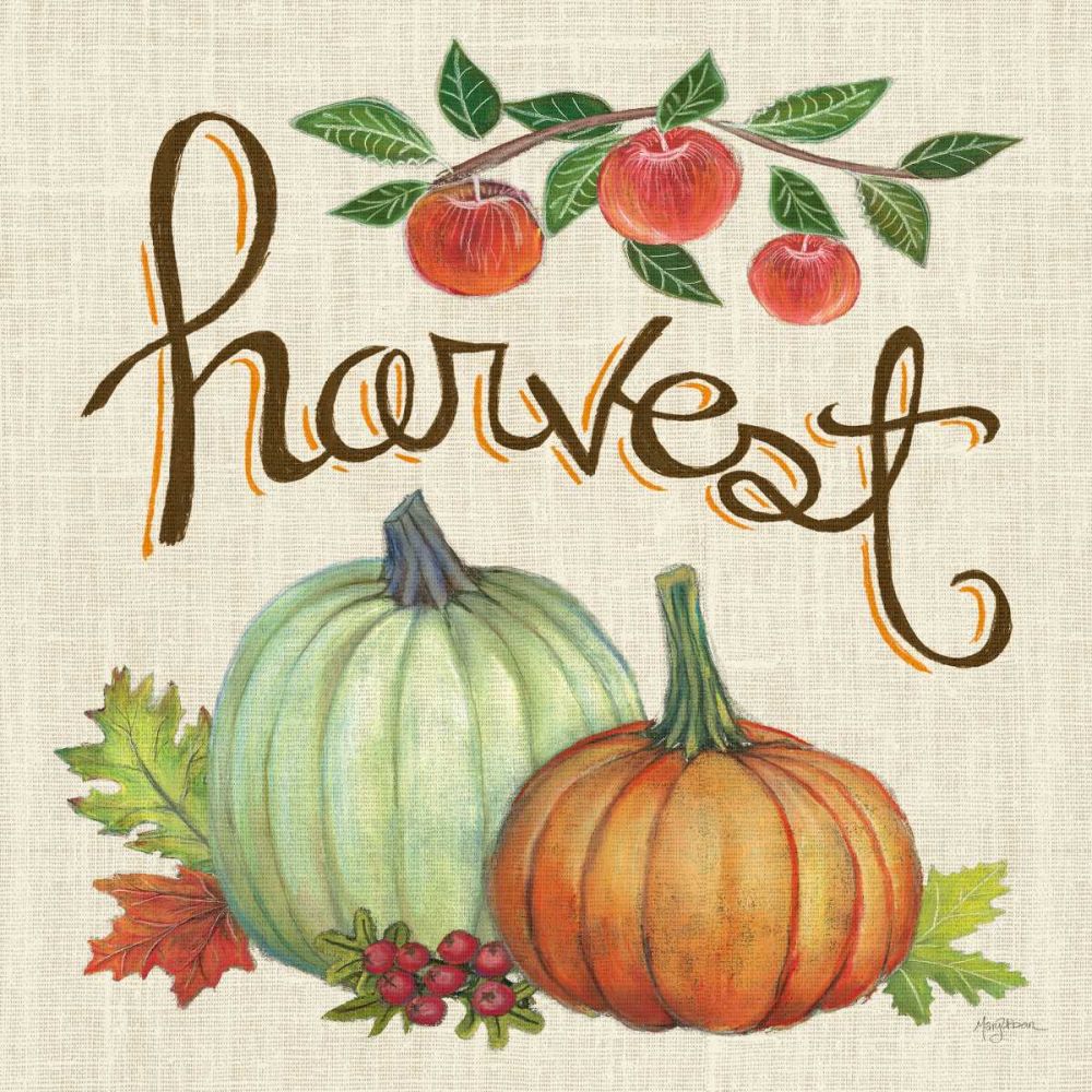 Autumn Harvest IV Linen art print by Mary Urban for $57.95 CAD