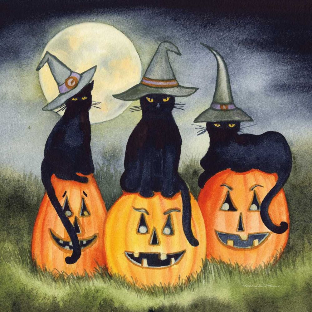 Haunting Halloween Night II No Border art print by Kathleen Parr McKenna for $57.95 CAD