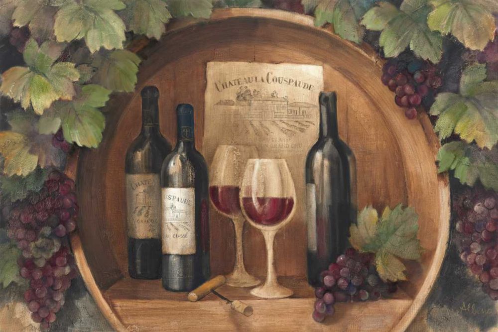 At the Winery - Wag art print by Albena Hristova for $57.95 CAD