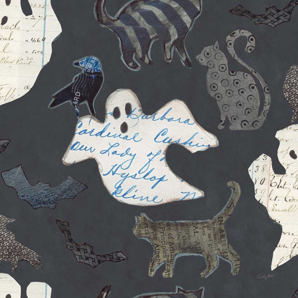 Halloween Whimsy Pattern III art print by Courtney Prahl for $57.95 CAD