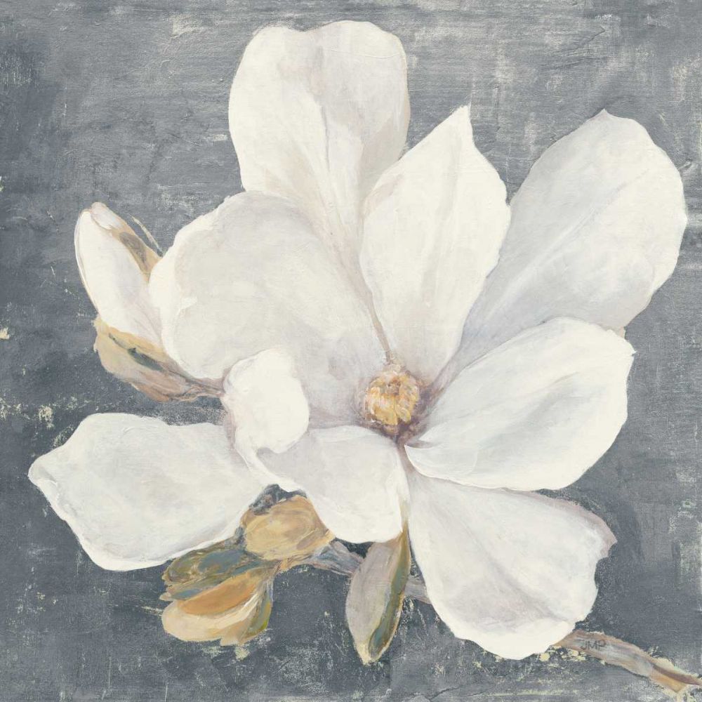 Serene Magnolia Gray art print by Julia Purinton for $57.95 CAD