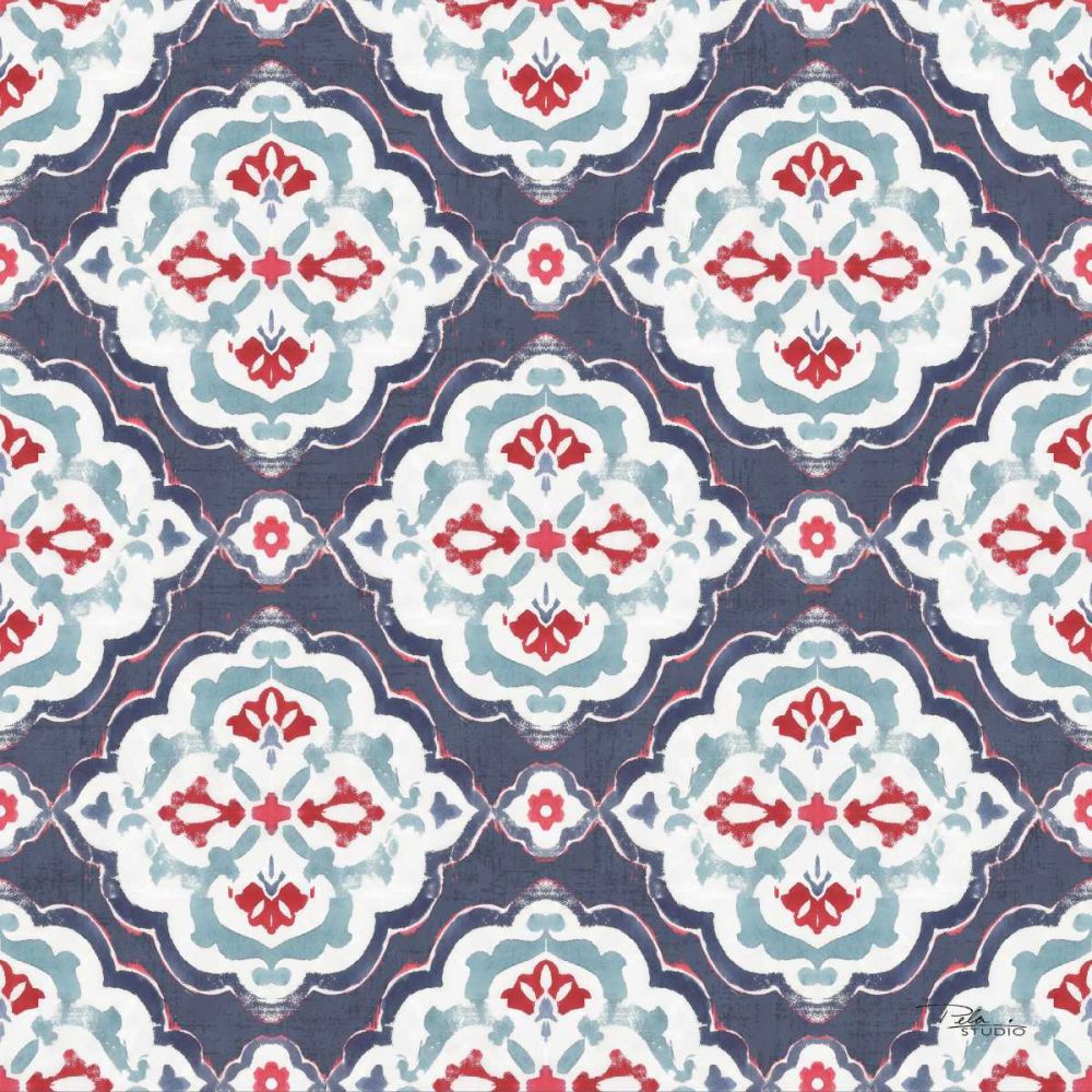 Bazaar Patchwork Pattern IIB art print by Pela Studio for $57.95 CAD