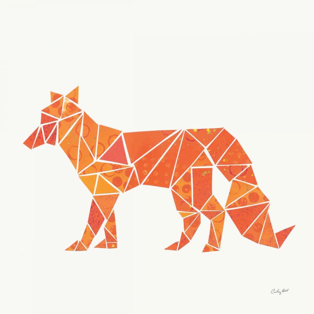 Geometric Animal II art print by Courtney Prahl for $57.95 CAD