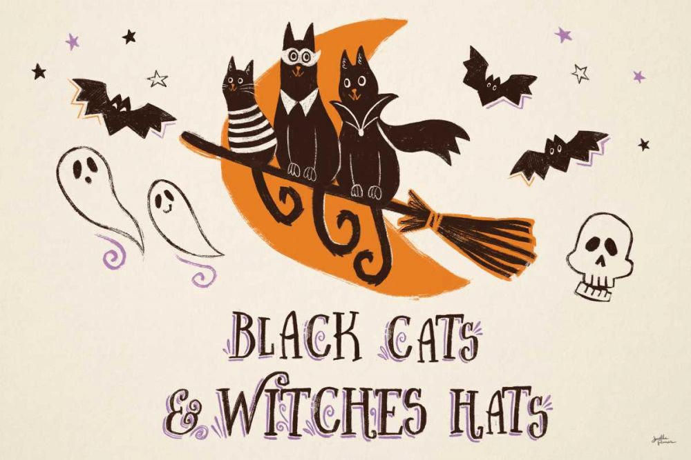 Spooktacular I Witches Hats art print by Janelle Penner for $57.95 CAD