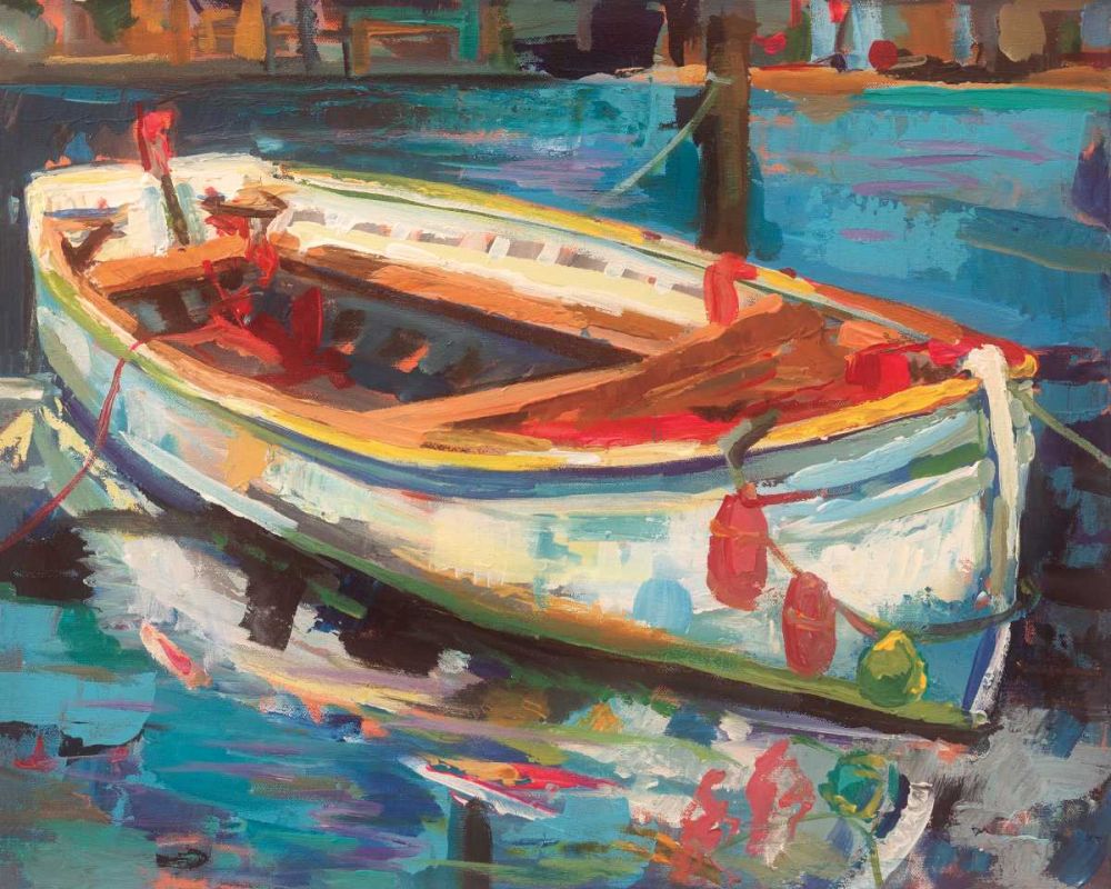 Solo Boat art print by Jeanette Vertentes for $57.95 CAD