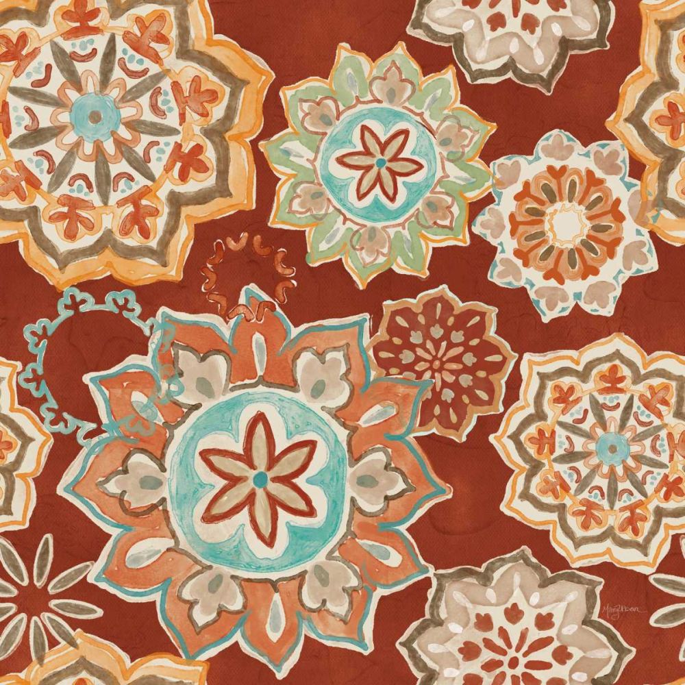 Autumn Friends Pattern ID art print by Mary Urban for $57.95 CAD