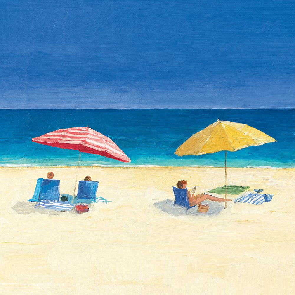 Day at the Beach Sq I art print by Avery Tillmon for $57.95 CAD