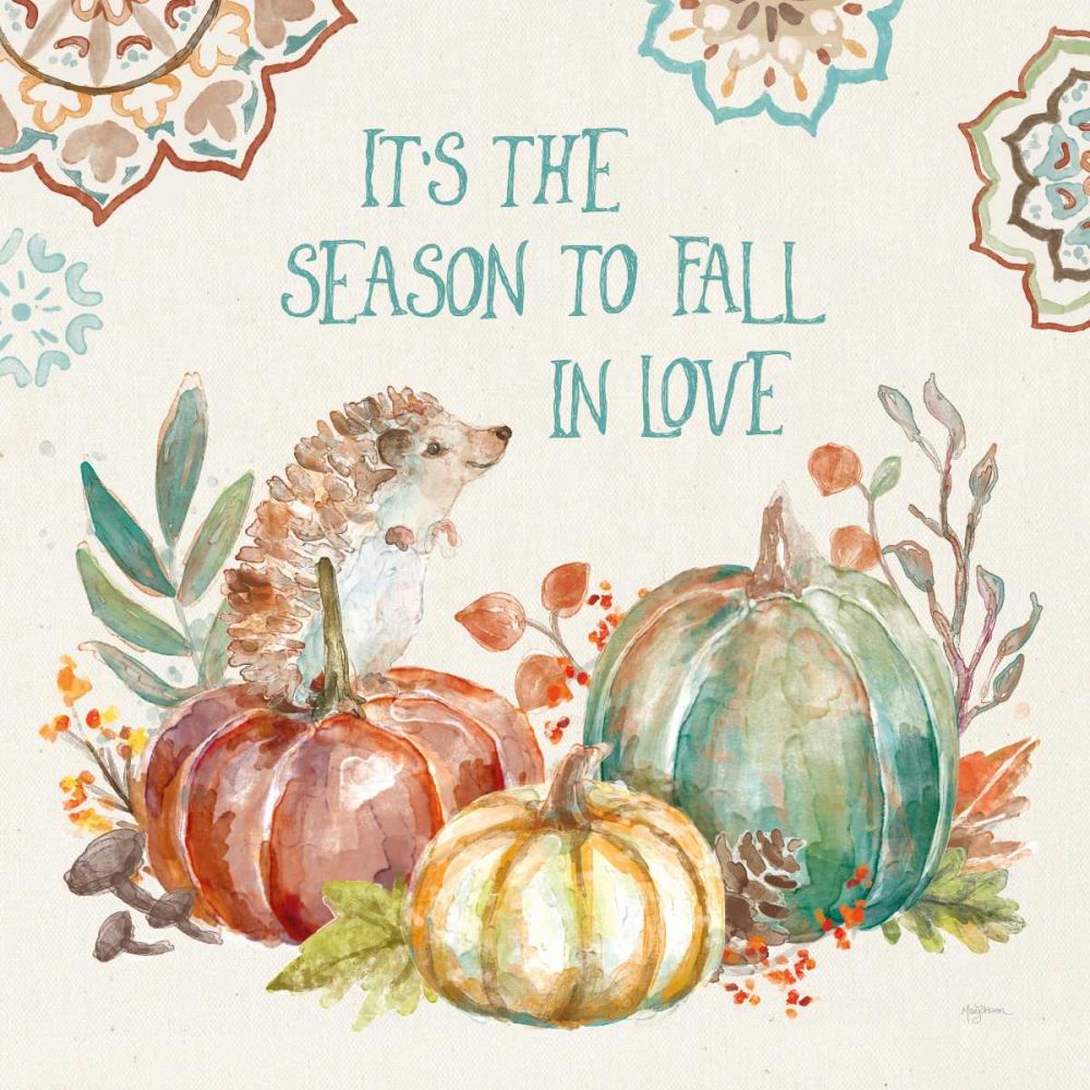 Autumn Friends III art print by Mary Urban for $57.95 CAD