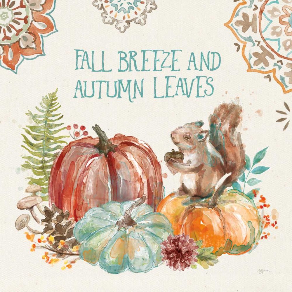 Autumn Friends IV art print by Mary Urban for $57.95 CAD