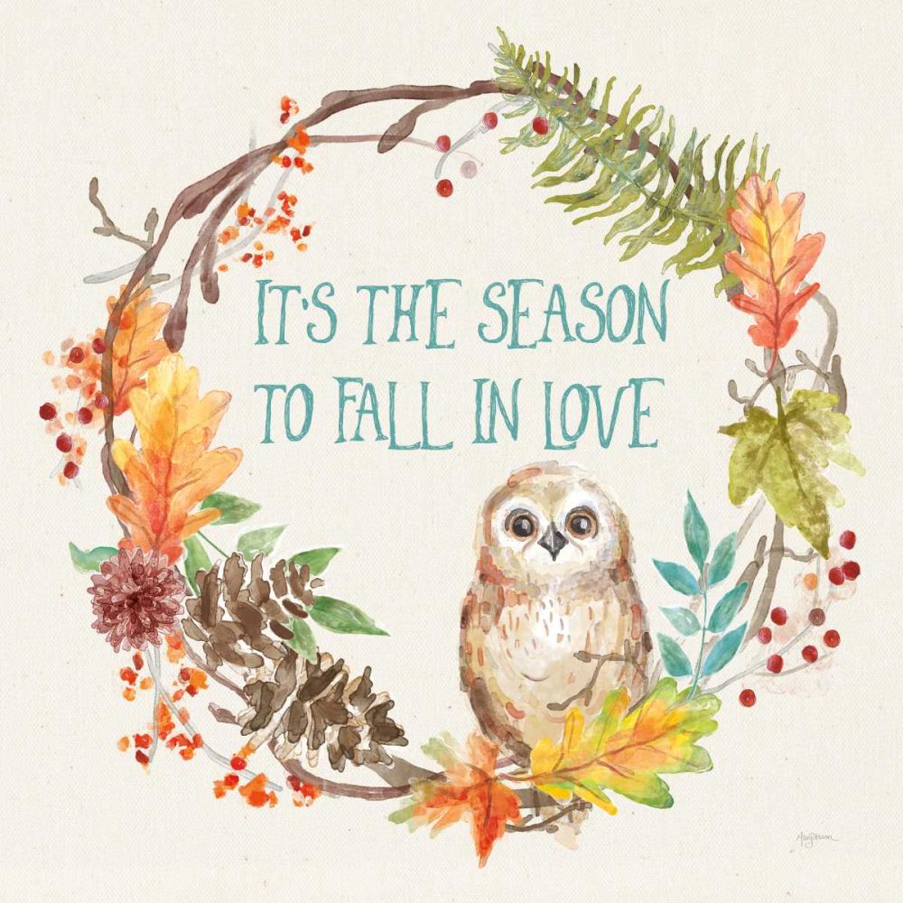 Autumn Friends V art print by Mary Urban for $57.95 CAD