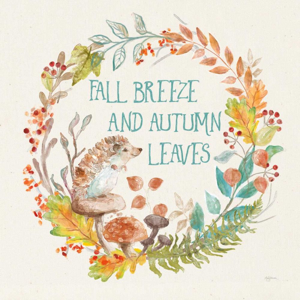 Autumn Friends VI art print by Mary Urban for $57.95 CAD