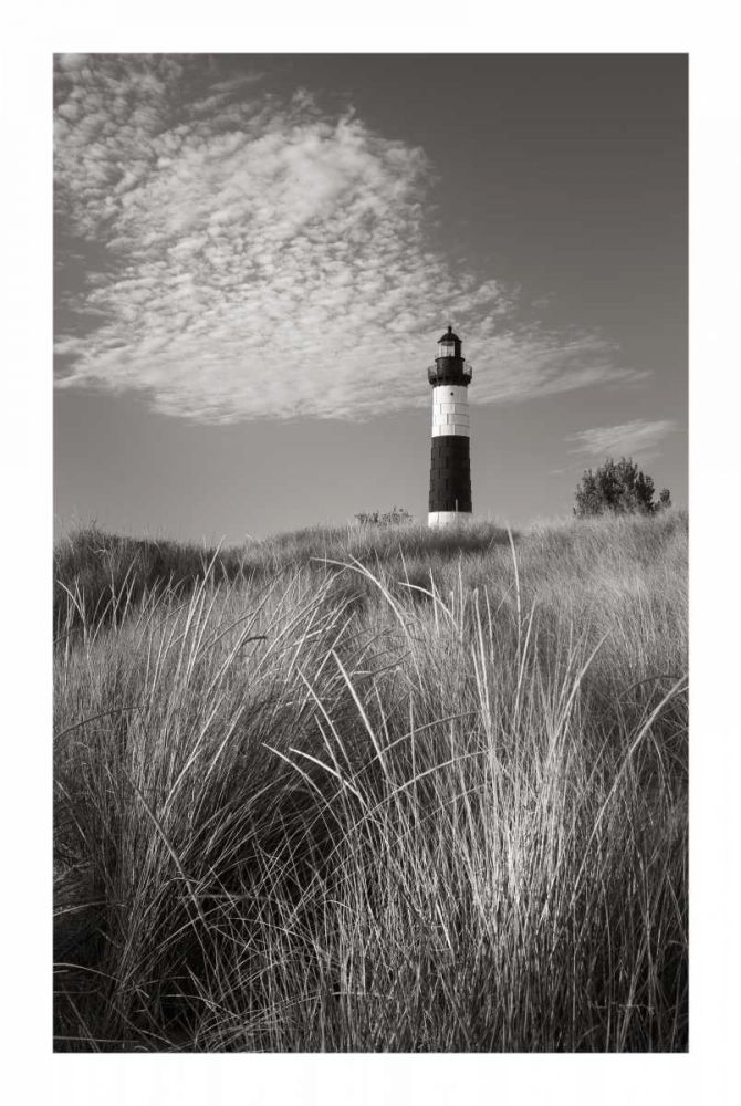 Big Sable Point Lighthouse I BW art print by Alan Majchrowicz for $57.95 CAD