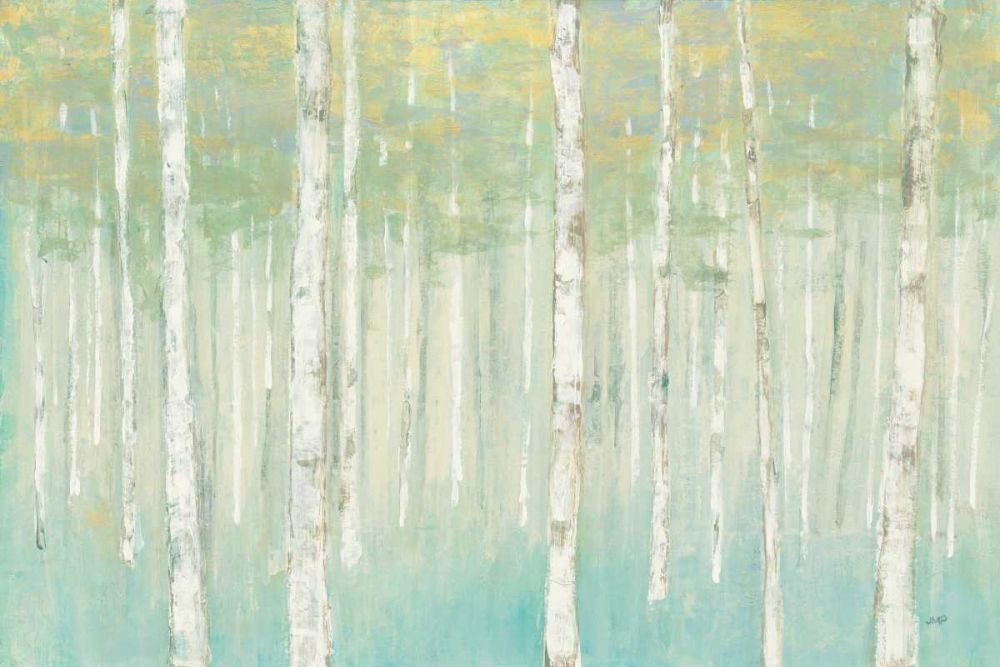 Birches at Sunrise art print by Julia Purinton for $57.95 CAD