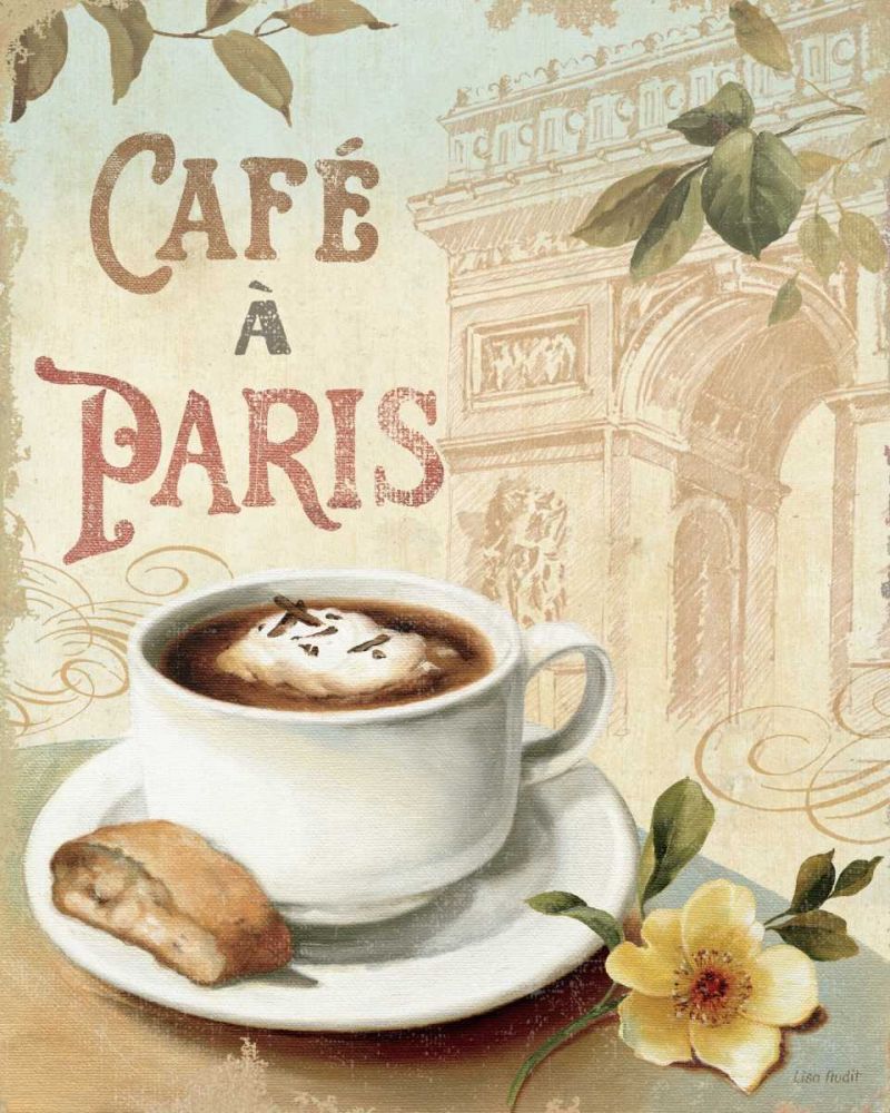 Cafe in Europe I art print by Lisa Audit for $57.95 CAD