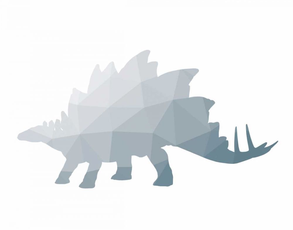 Geo Dinosaur II art print by Wild Apple Portfolio for $57.95 CAD