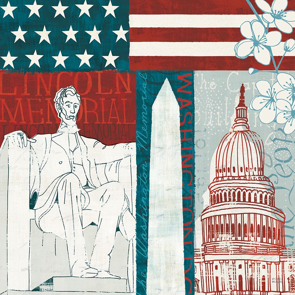 DC Monuments II art print by Michael Mullan for $57.95 CAD