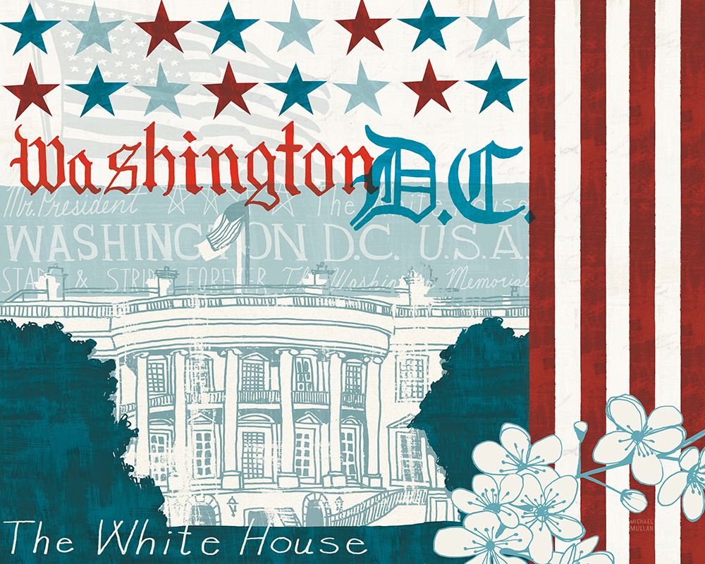 DC White House art print by Michael Mullan for $57.95 CAD